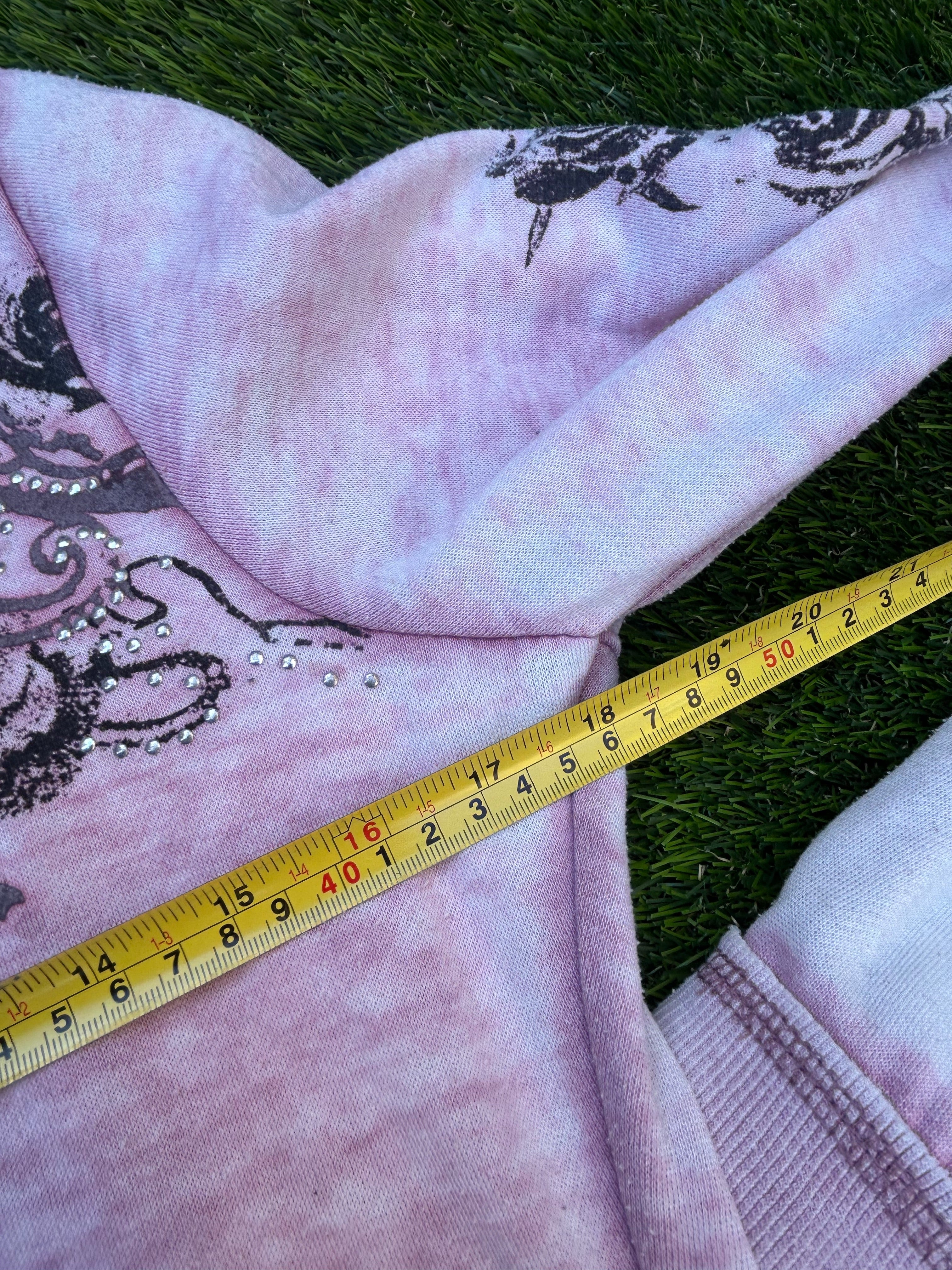 Vintage GUESS Jeans Pink Zip-Up Hoodie