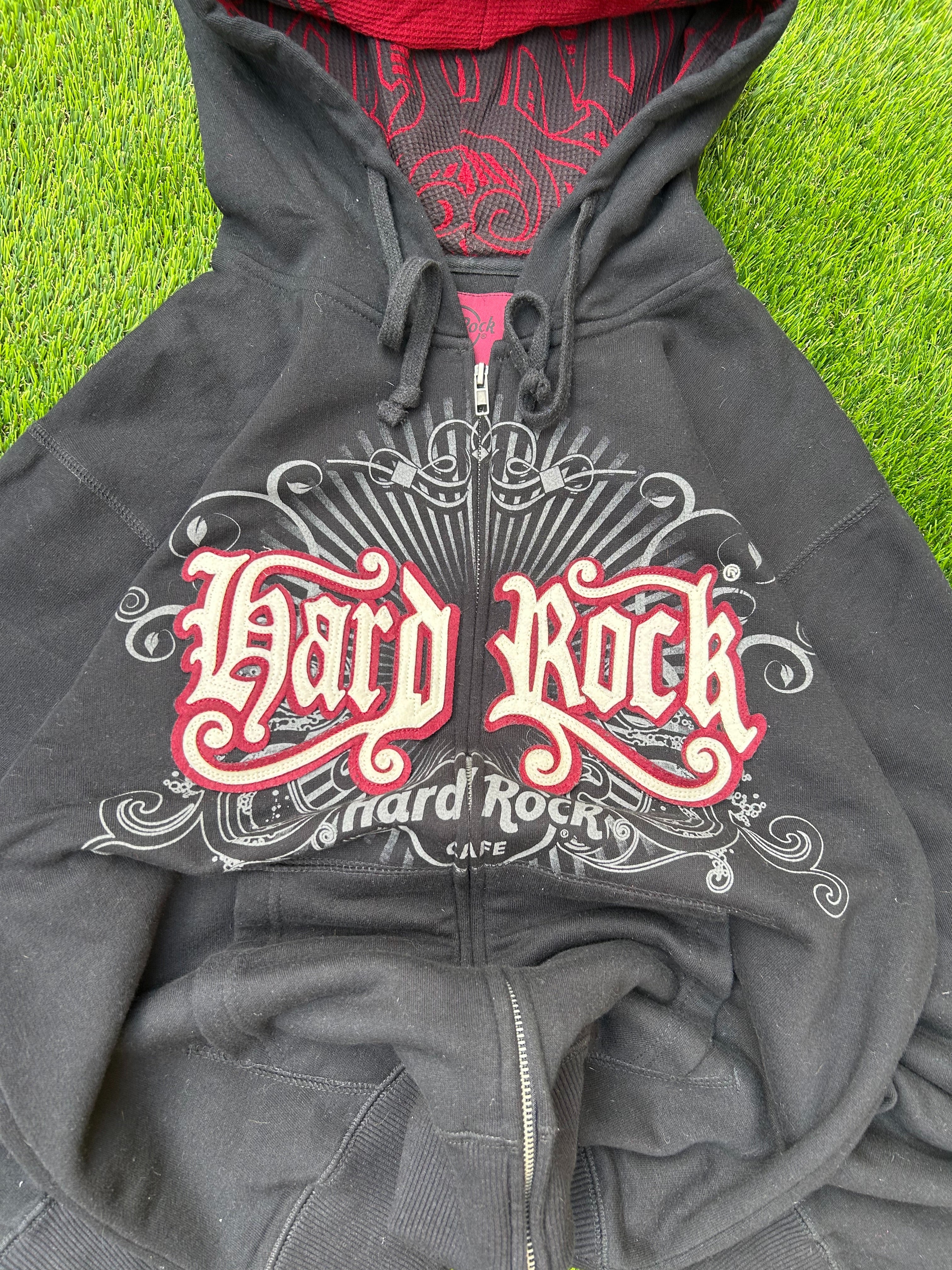 Vintage Hard Rock Graphic Design Hoodie – Y2K Rock / Punk / Techno / Skate Streetwear
