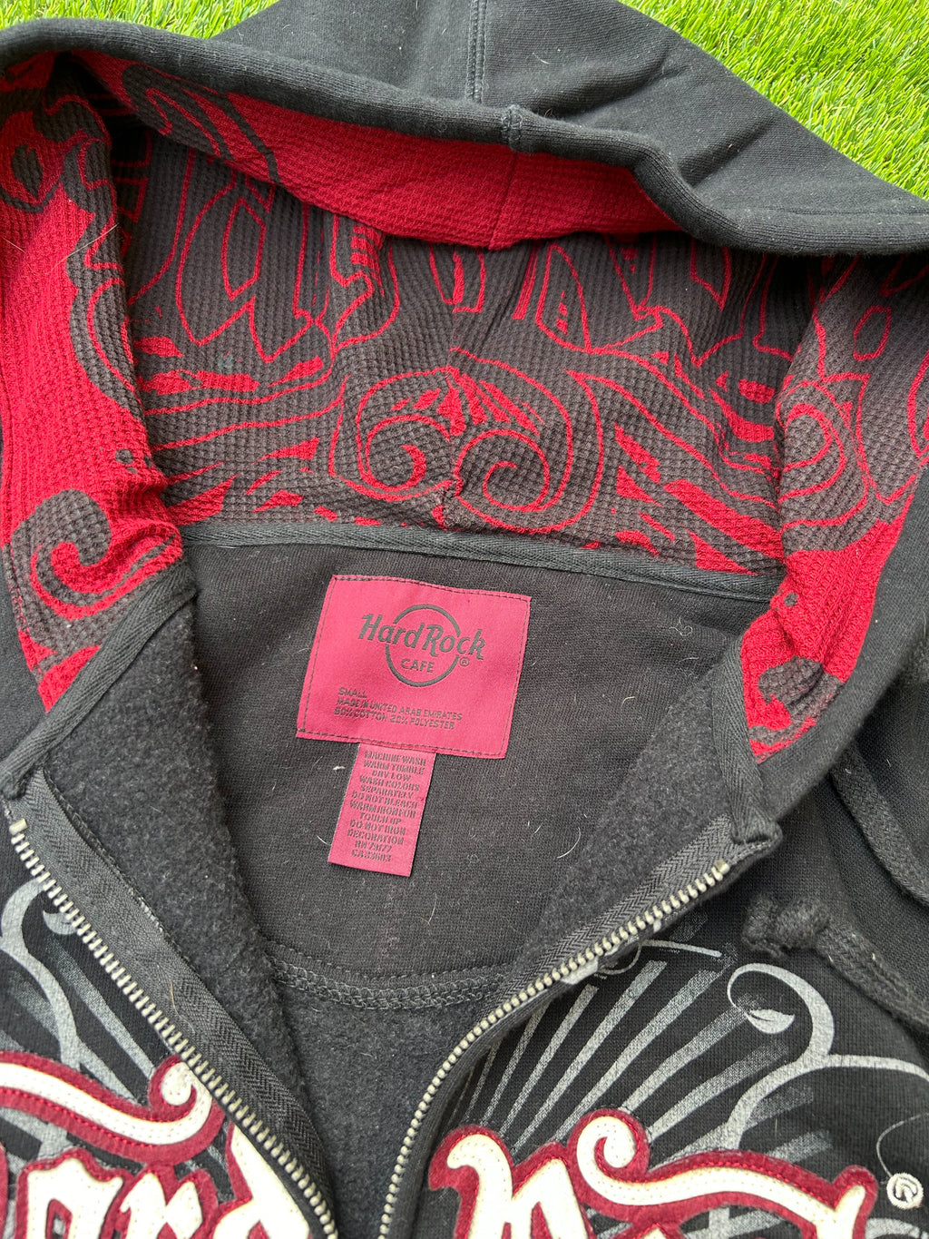 Vintage Hard Rock Graphic Design Hoodie – Y2K Rock / Punk / Techno / Skate Streetwear