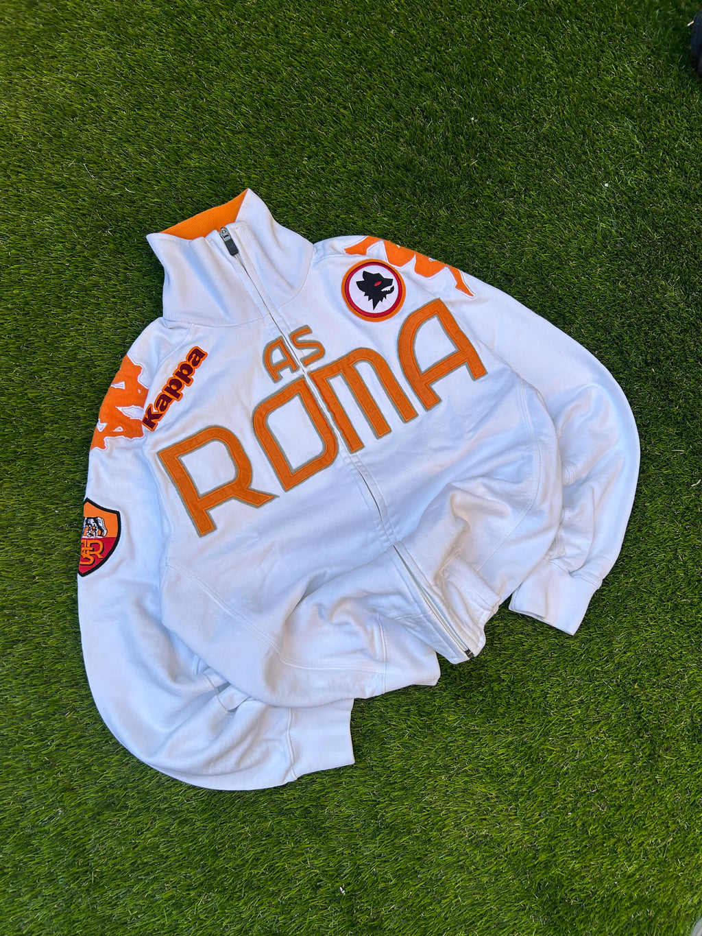Vintage 2002 AS Roma Kappa Zip Jacket